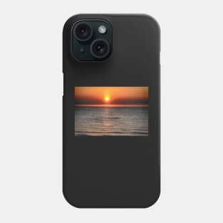 Sculling on The Gulf Phone Case