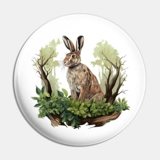 Wild Rabbit Pin