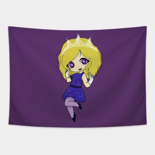 stars girl chibi Tapestry