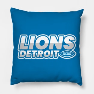 Detroit 4 Pillow