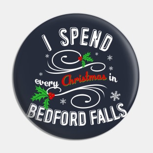 Christmas in Bedford Falls Pin