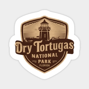 Vintage Dry Tortugas National Park Emblem Magnet