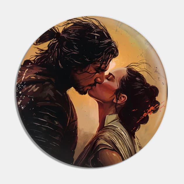 Kylo Ren and Rey Pin by AuroraNoa