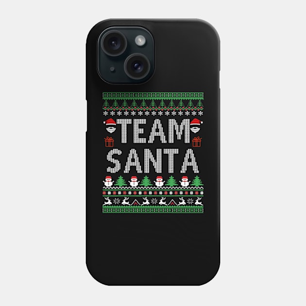 Team santa christmas Phone Case by Bagshaw Gravity