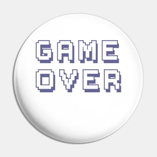 GAME OVER Pin