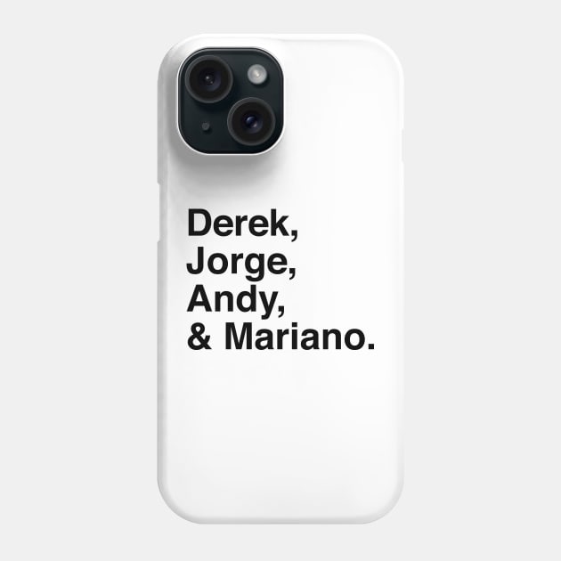 Yankees Core Four Phone Case by Kings83