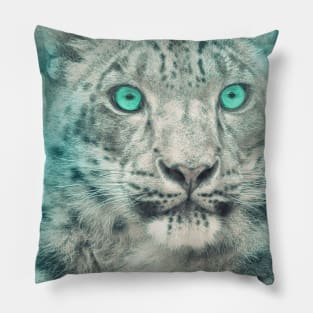 Beautiful Snow Leopard Pillow