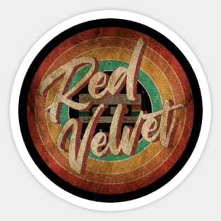 Red Velvet Russian Roulette Logo Sticker Sticker for Sale by crscntbttrfly