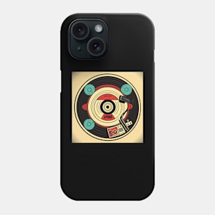 Vintage Record Player Turntable Vinyl Phone Case