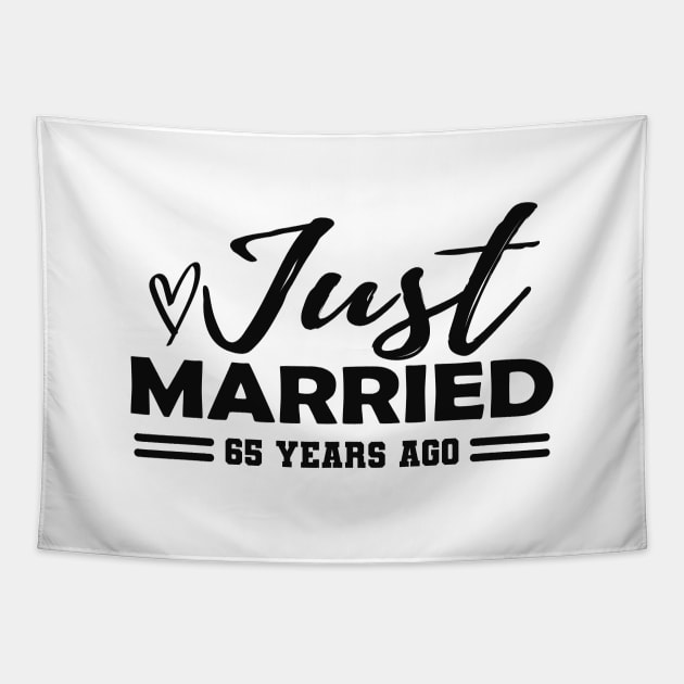 65th Wedding Anniversary - 65 years anniversary Tapestry by KC Happy Shop