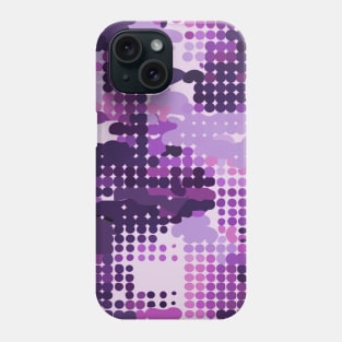 HieroThyme Greenleaf Purple camouflage G0001-a Phone Case