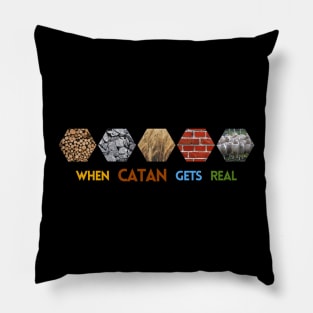 Real Life Settlers of Catan T-Shirt Pillow