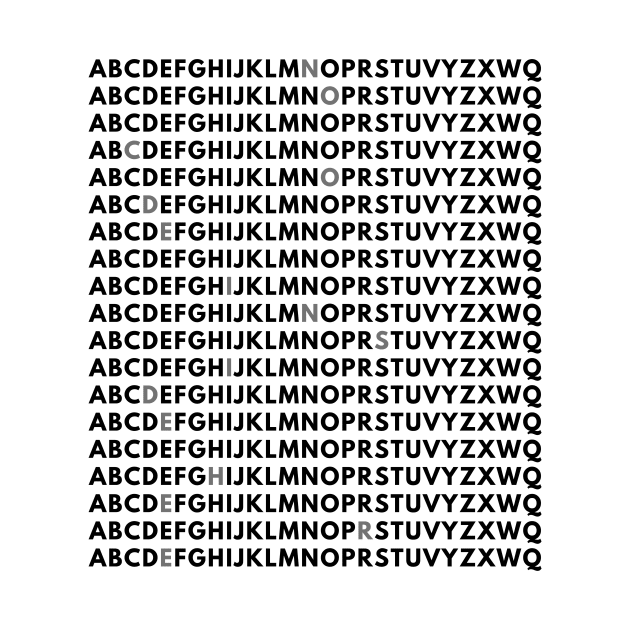 Alphabet by Designuper