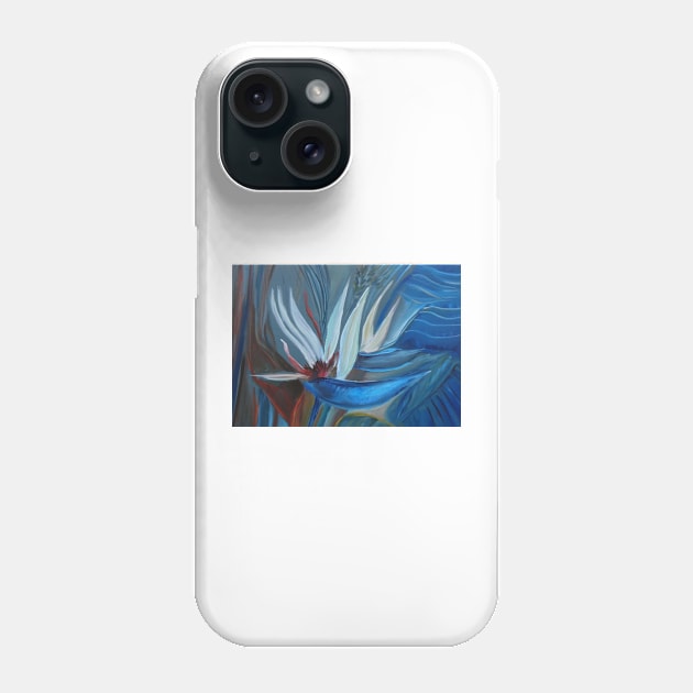 White Bird of Paradise Phone Case by jennyleeandjim