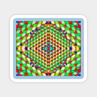 Op art pattern Magnet