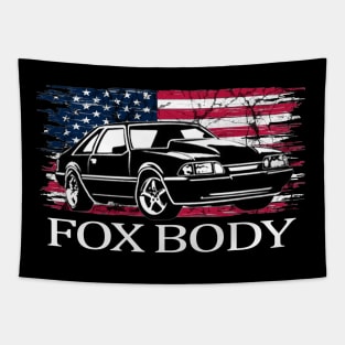 Mustang Foxbody American Fox body stang Muscle classic Car 5.0L Tapestry