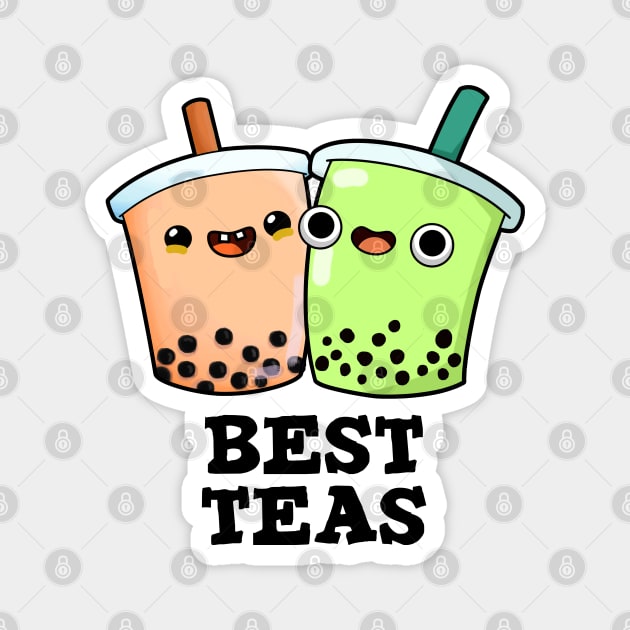 Cute Teacup and Teapot Bes Teas Besties Tea Pun - Bestie - Magnet