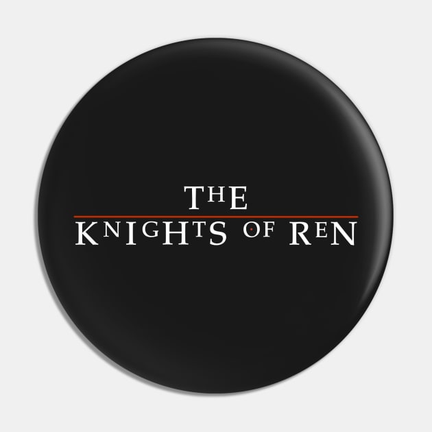 Knights of Ren / Lost Boys Mash Up Pin by My Geeky Tees - T-Shirt Designs