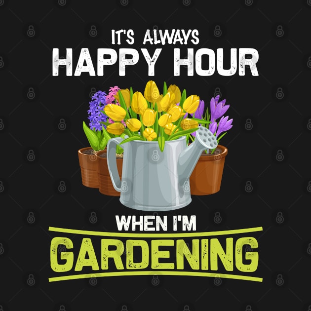 Gardening Happy Hour by White Martian