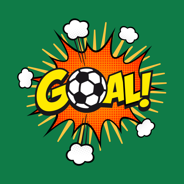 Goal Comic Book Text by JunkyDotCom