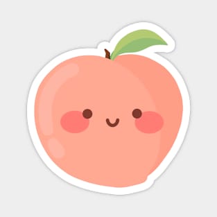 Happy peach Magnet