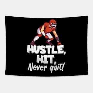 Hustle hit never quit Tapestry