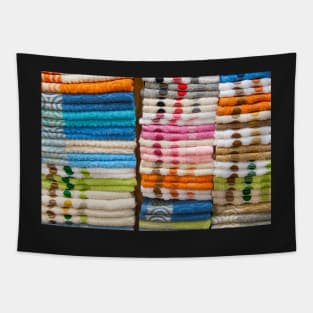 Towers of kitchen rags Tapestry