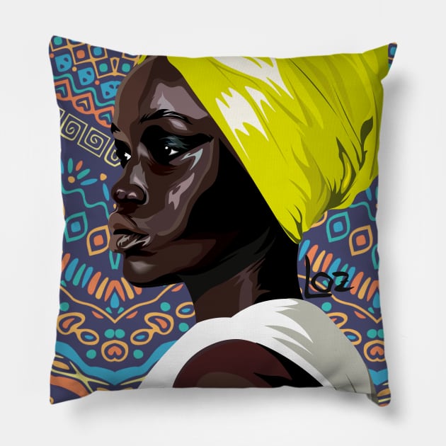 MadamAfrica Pillow by Women are the power