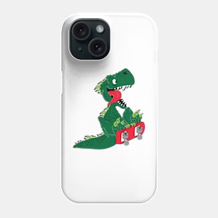 Dino Boarding Phone Case