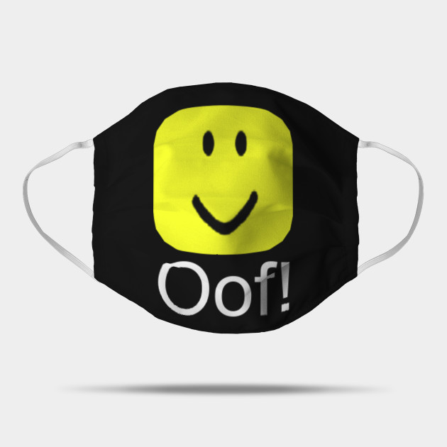 Roblox Oof Noob Head Meme Roblox Maska Teepublic Pl