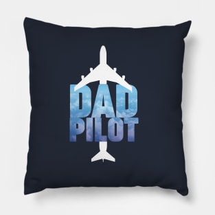 Dad pilot design, best for aviation fathers day Pillow