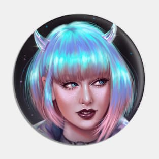 galaxy girl Pin