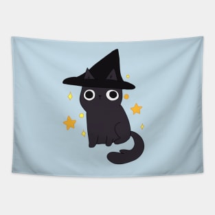 Cute wizard cat Tapestry