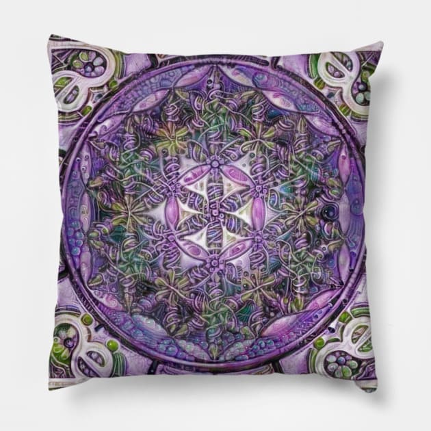 flower of life Pillow by EmberLoveArt