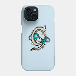 Medieval Rabbit Letter G Phone Case