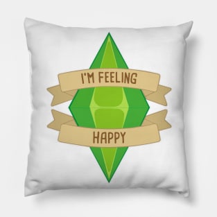 Feelin' happy Pillow