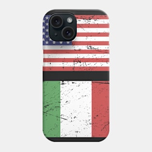 United States Flag & Italy Flag Phone Case