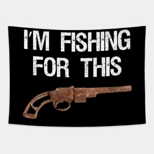 Magnet Fishing Treasure Hunter Tapestry