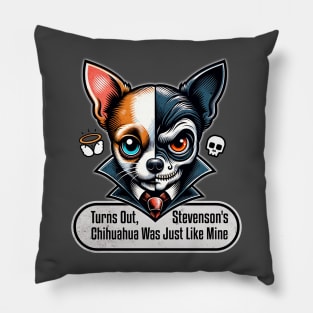 Dr. Jekyll & Mr. Hyde Chihuahua Pillow