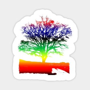 tree colorful Magnet