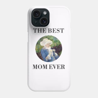 THE BEST KNITTING MOM EVER FINE ART VINTAGE STYLE MOTHER OLD TIMES. Phone Case