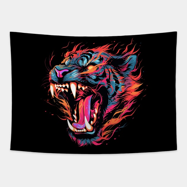 tiger Tapestry by piratesnow