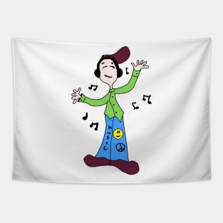 Music Lover Good Mood Peace Chill Tapestry