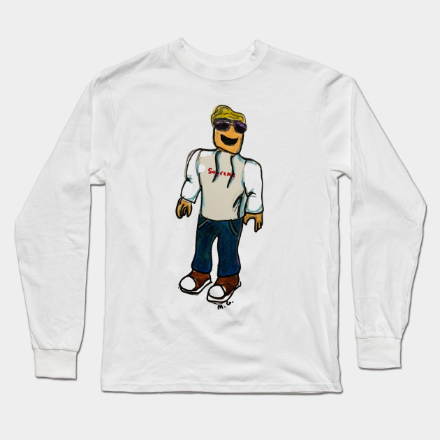 Roblox Avatar Game Character Roblox Avatar Game Character Long Sleeve T Shirt Teepublic - roblox game skating