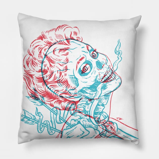 Loves True Flame Pillow by Travis Knight