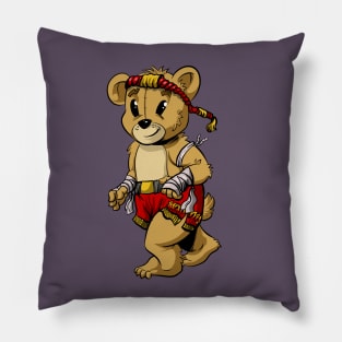 Muay Thai Bear MAscot Pillow