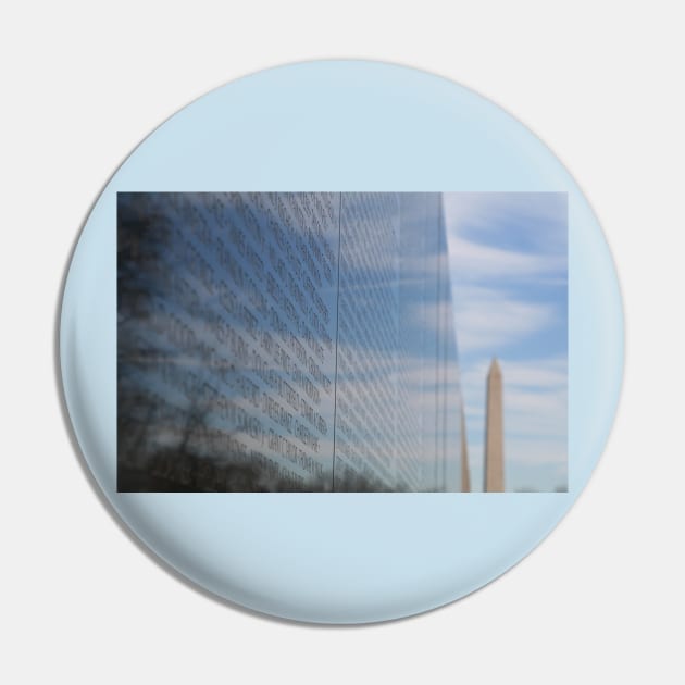 Writing on the Wall - Washington D.C. Pin by searchlight