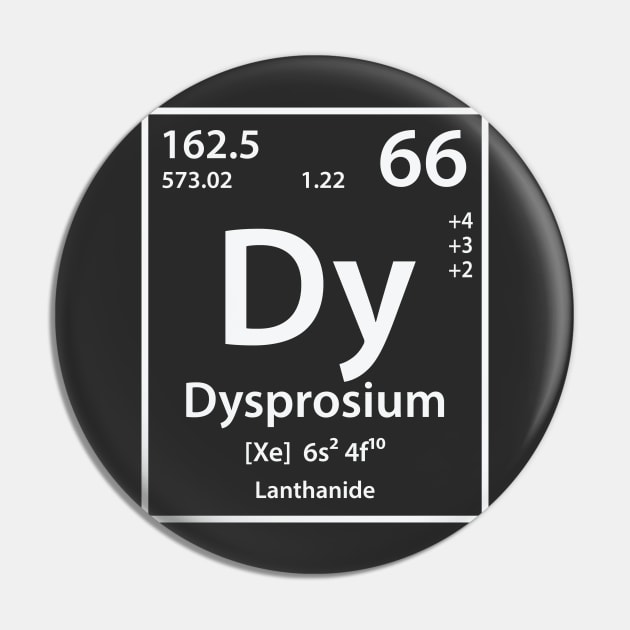 Dysprosium Element Pin by cerebrands