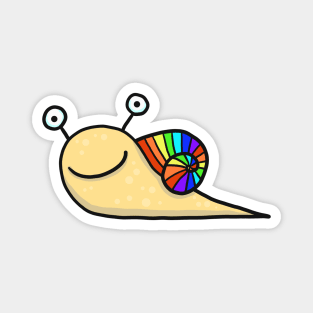 rainbow snail Magnet