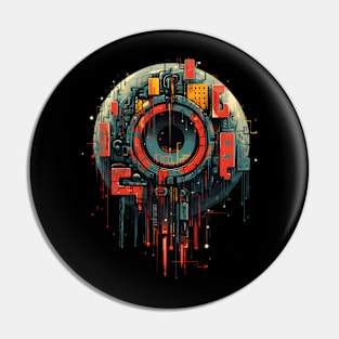 Cyber techno Pin